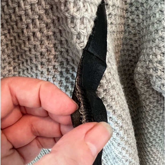 Eileen Fisher Darkpearl Supersoft Yak Merino Wool Honeycomb Sweater - Picture 7 of 16